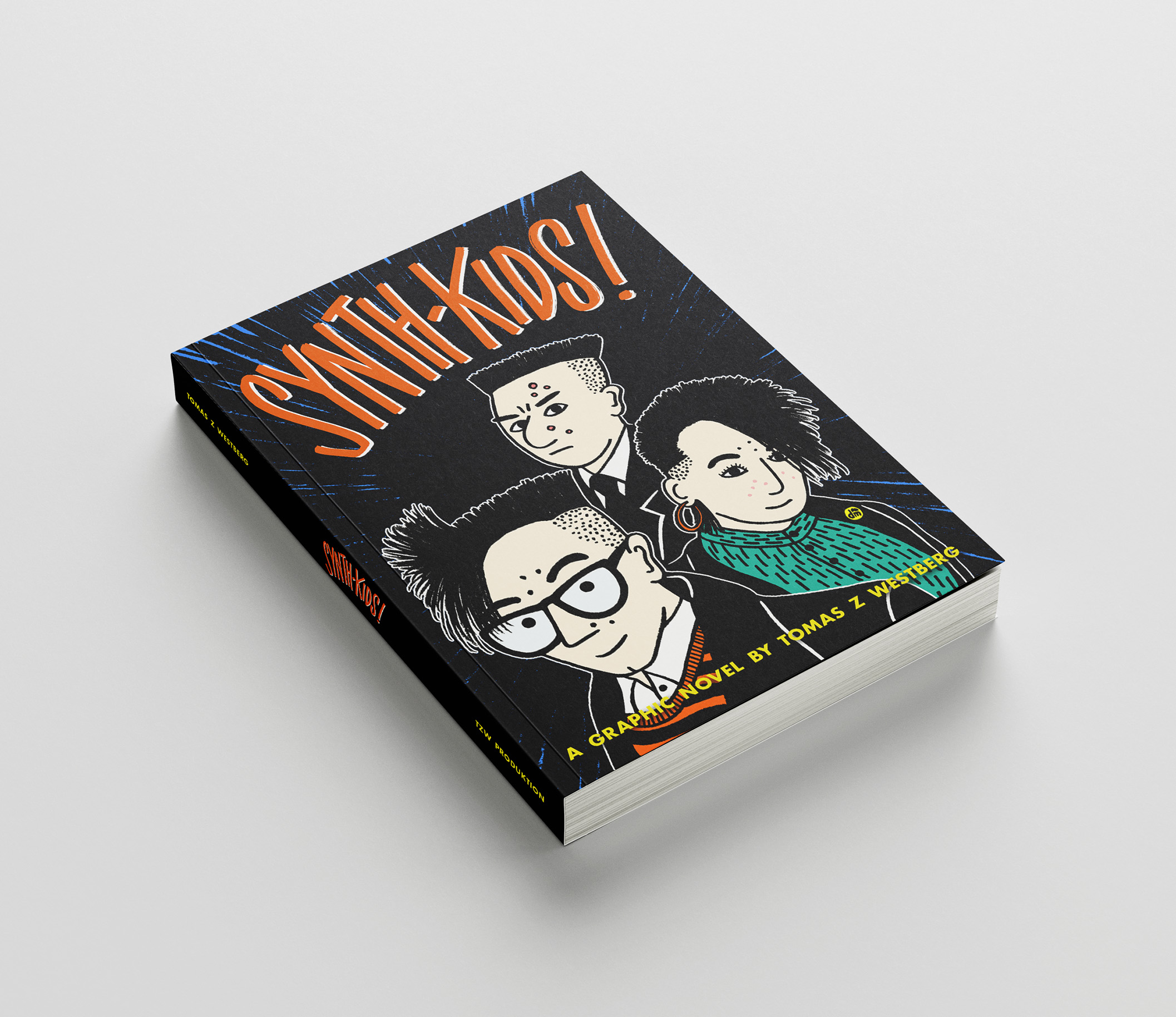 Synth-kids! - a graphic novel by Tomas Z Westberg